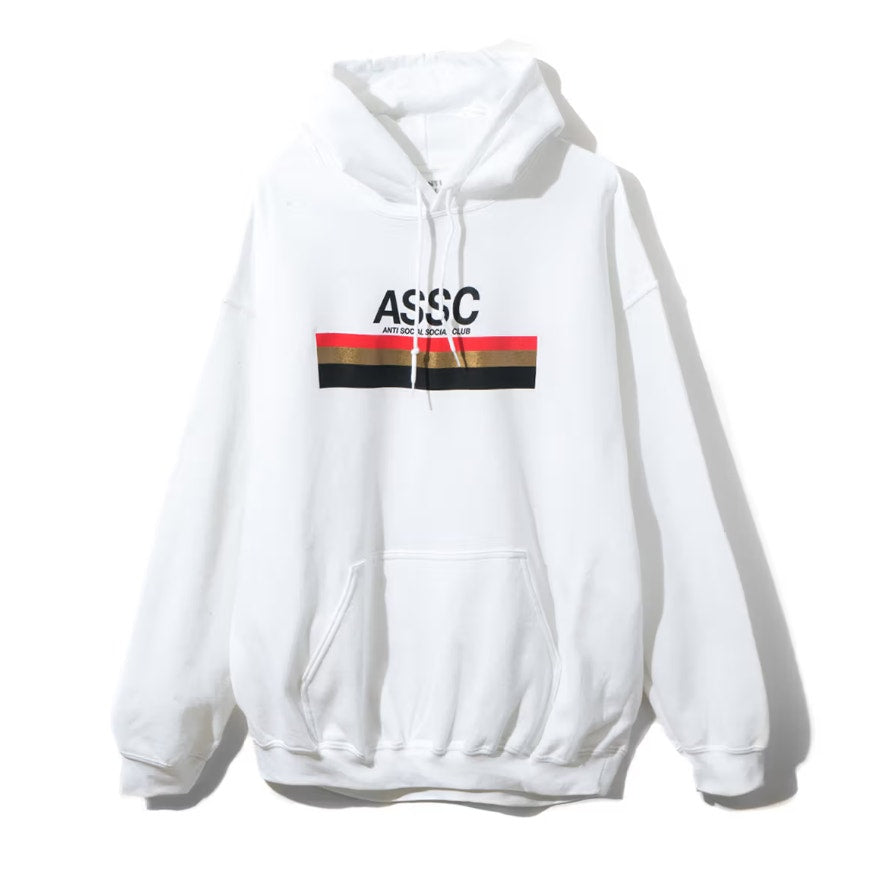 Anti Social Social Club Type R Hoodie Pullover Oversized Fit White Mens Size M
