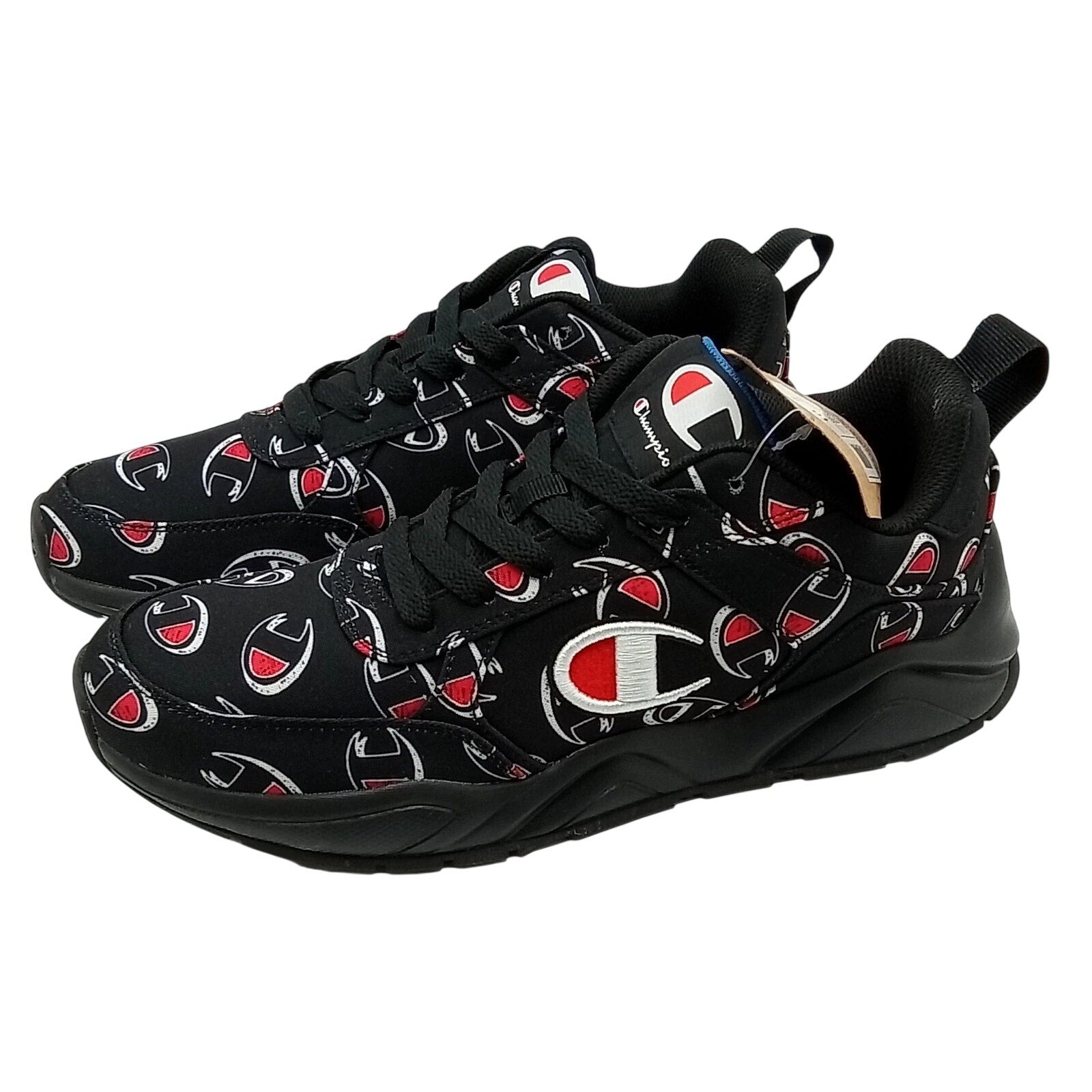 Champion Mens 93EIGHTEEN Repeat C Sneakers CPS10033M Athleisure Black Mens Size 9