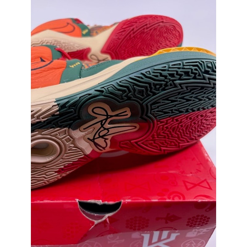 Nike Kyrie 8 Infinity 1 World 1 People Basketball Shoes Multicolor Size 12