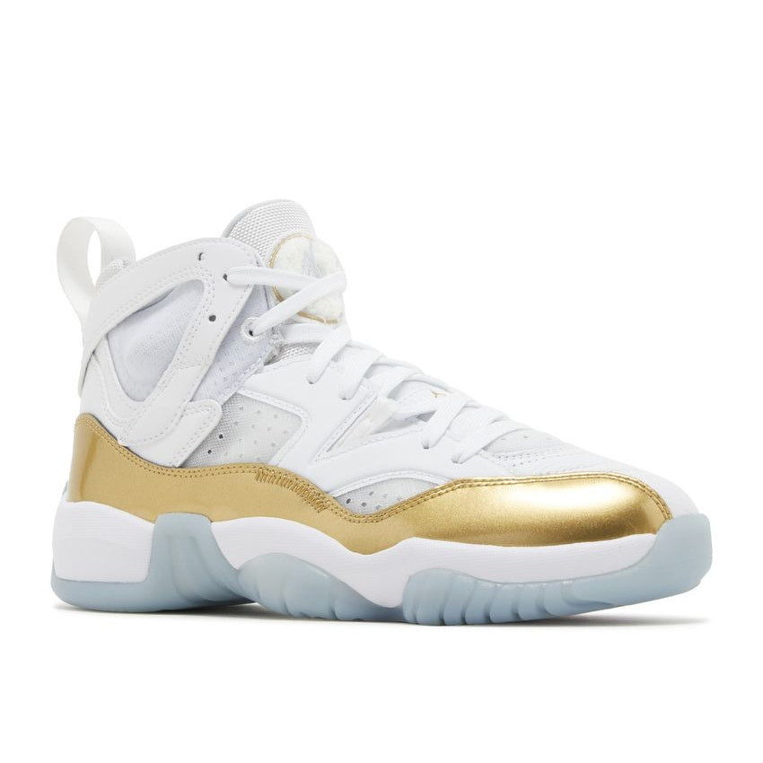Nike Jordan Jumpman Two Trey Basketball Shoes DR9631-107 White Womens Sz 6