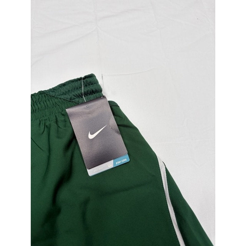 Nike Dri-FIT Athletic Activewear Shorts Elastic Waist Green/White Mens Sz XL