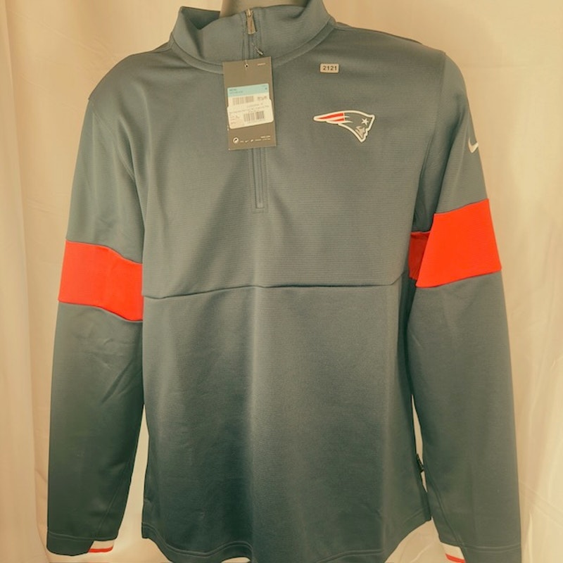 Nike Dr-Fit NFL New England Patriots Sideline Performance Jacket Navy Mens M