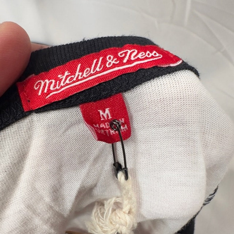 Mitchell & Ness Los Angeles Kings Tee Shirt Raglan Sleeve Off White Womens M