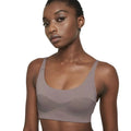 Nike Dri-FIT City Ready Light-Support Non-Padded Sports Bra Brown Size L