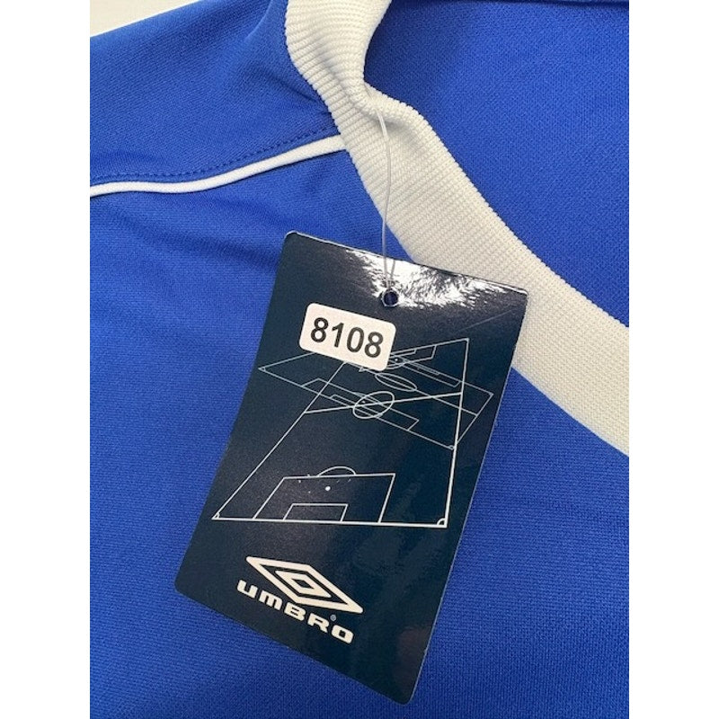 Umbro Azul Jersey Shirt Short Sleeve Crewneck Royal Blue/White Mens Size L