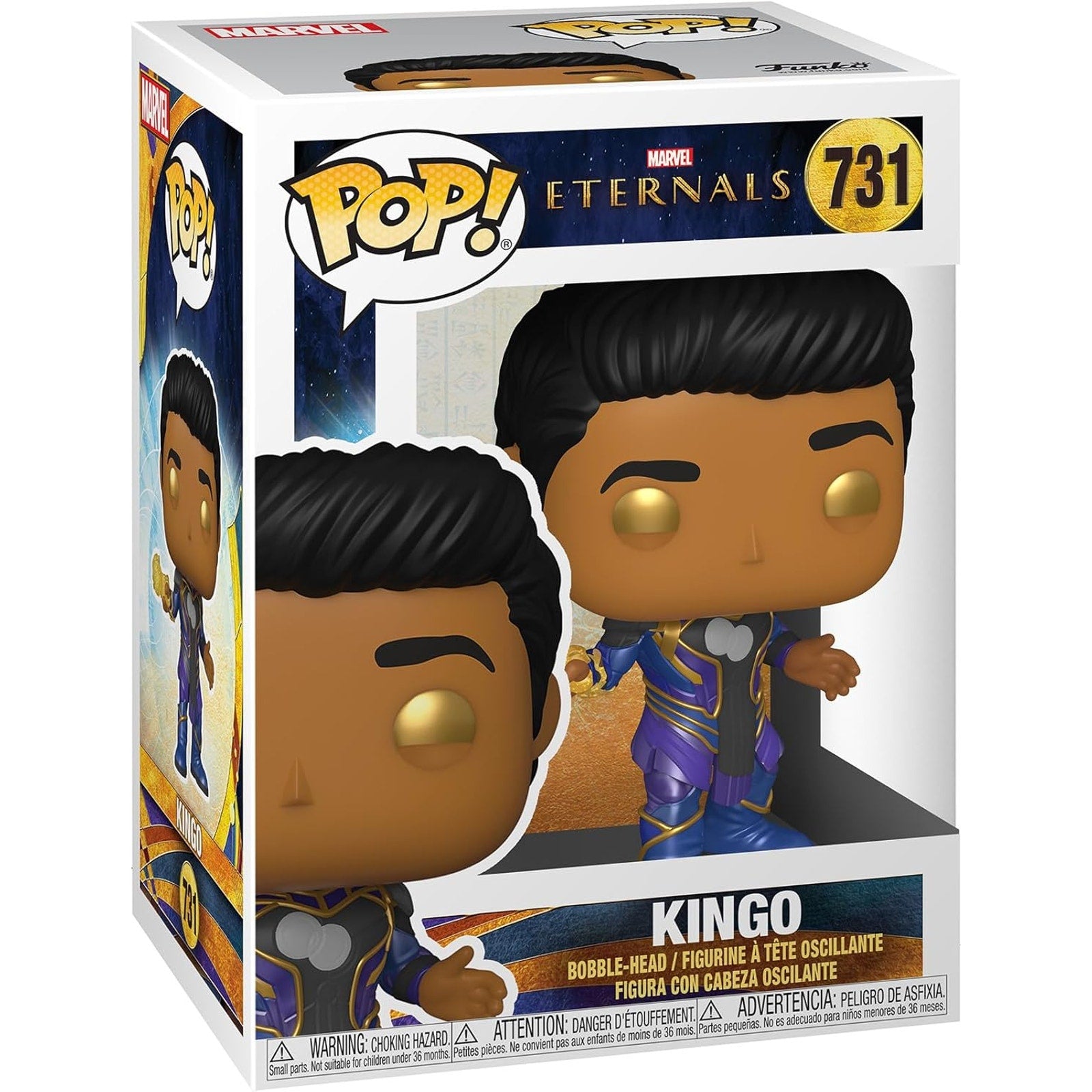 Funko POP Pop! Marvel: Eternals - Kingo Bobble Head #731