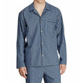Polo Ralph Lauren Sleepwear Stretch Woven Pajama Top Plaid Navy Blue Mens XL