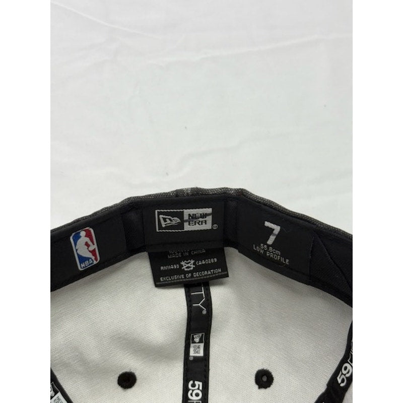 New Era 59FIFTY Fitted Cap San Antonio Spurs NBA Team Logo Gray Mens Size 7