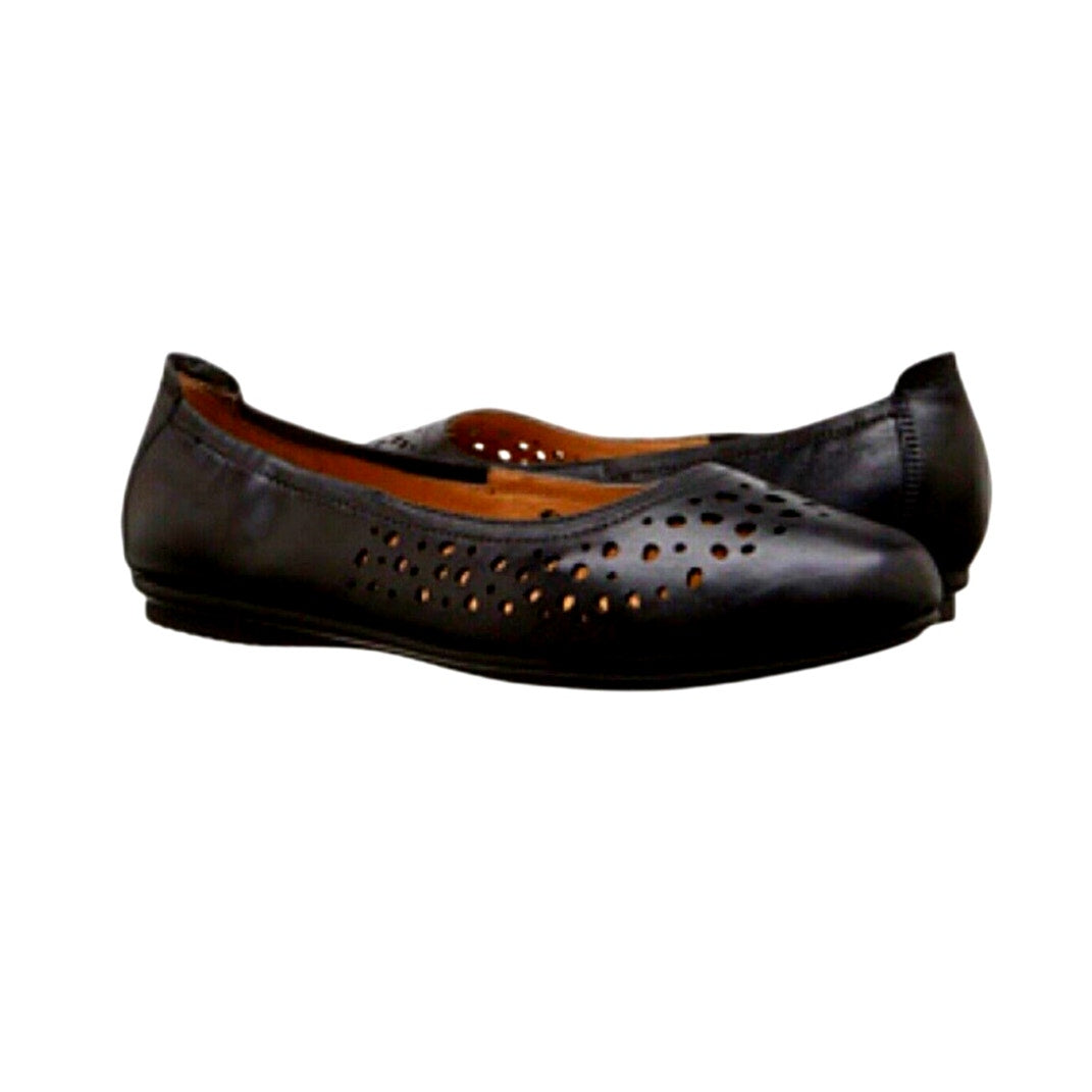 Josef Seibel Pippa 29 Ballet Flat 72929 Black Nesty Oil Womens Size EU 39