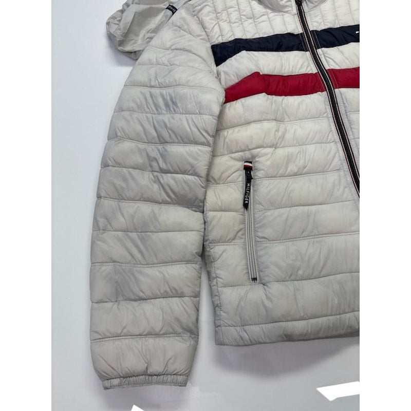 Tommy Hilfiger Quilted Puffer Jacket Packable Jacket Ice Combo Mens Size S