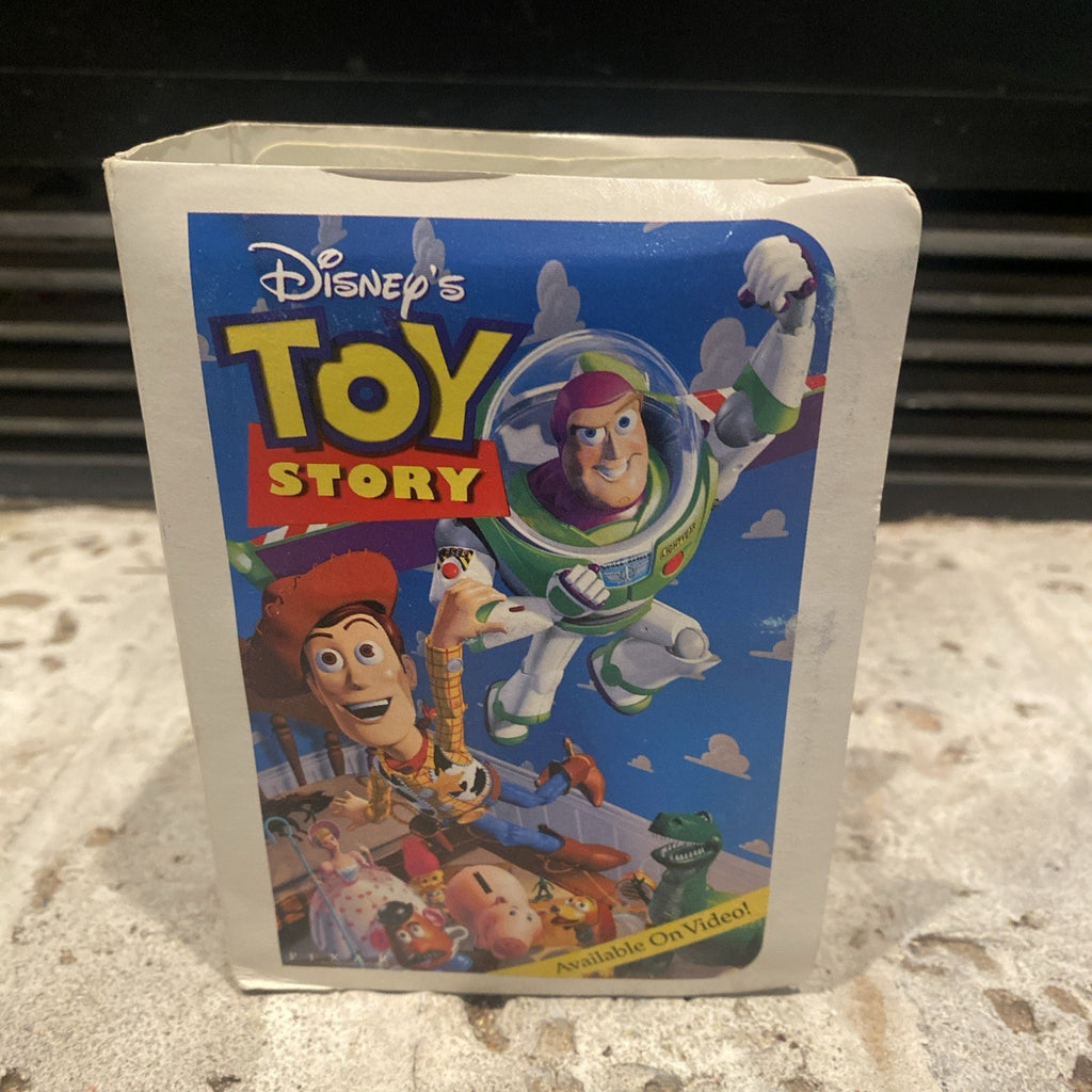 1996 McDonald’s Happy Meal toy, Toy Story, Disney VHS style box Vintage Woody