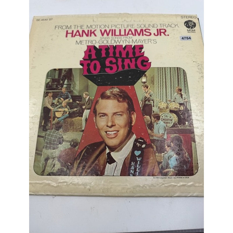 Hank Williams, Jr. – A Time To Sing (From The Motion Picture Sound Track) Vinyl