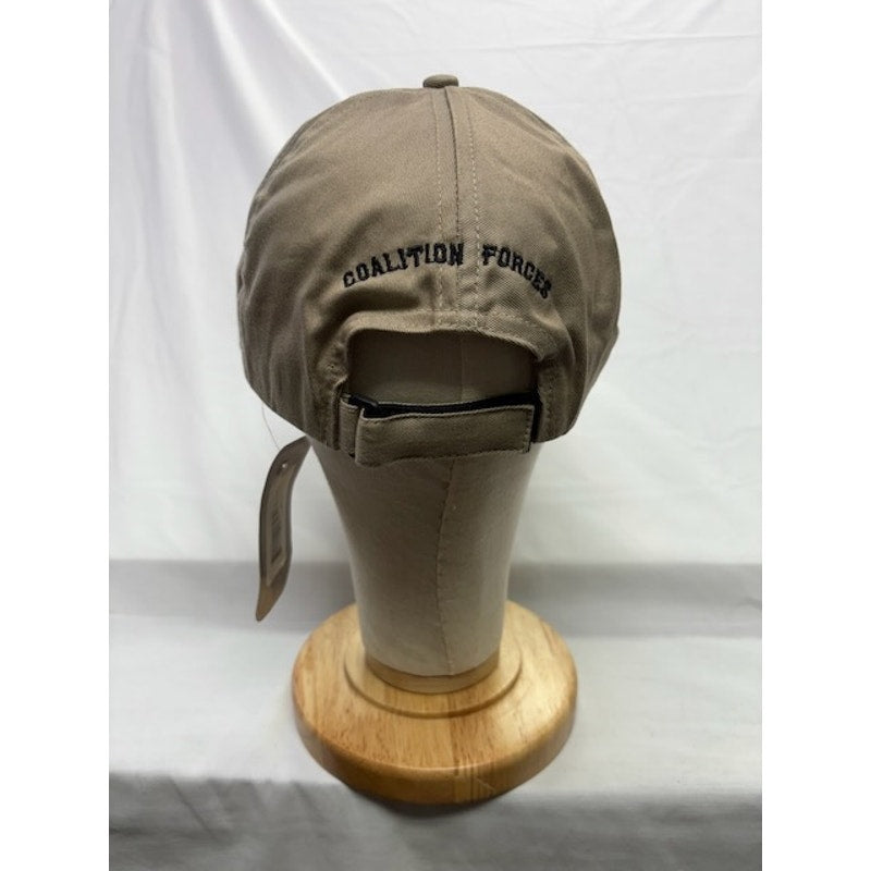 Task Force OEF Operation Iraqi Freedom Coalition Forces Strapback Hat Tan OS