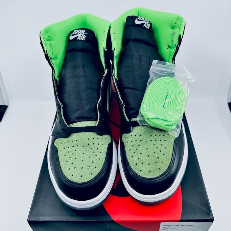Nike Jordan 1 Retro High OG Sneakers Shoes CK6637-002 Zoom Zen Green Mens 10