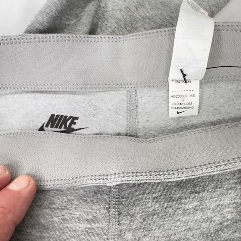 Nike Icon Clash Legging Tight Fit High Rise CU6481-063 Heather Gray Womens S