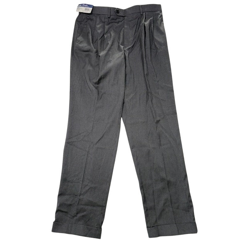 Ralph by Ralph Lauren Houndstooth  Dress Pants Mid Rise Grey Mens Sz 34x32