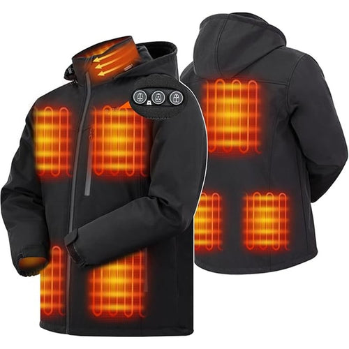 Arris Heated Jacket Electric Warm-7.4V Rechargable Battery Black Mens Size M