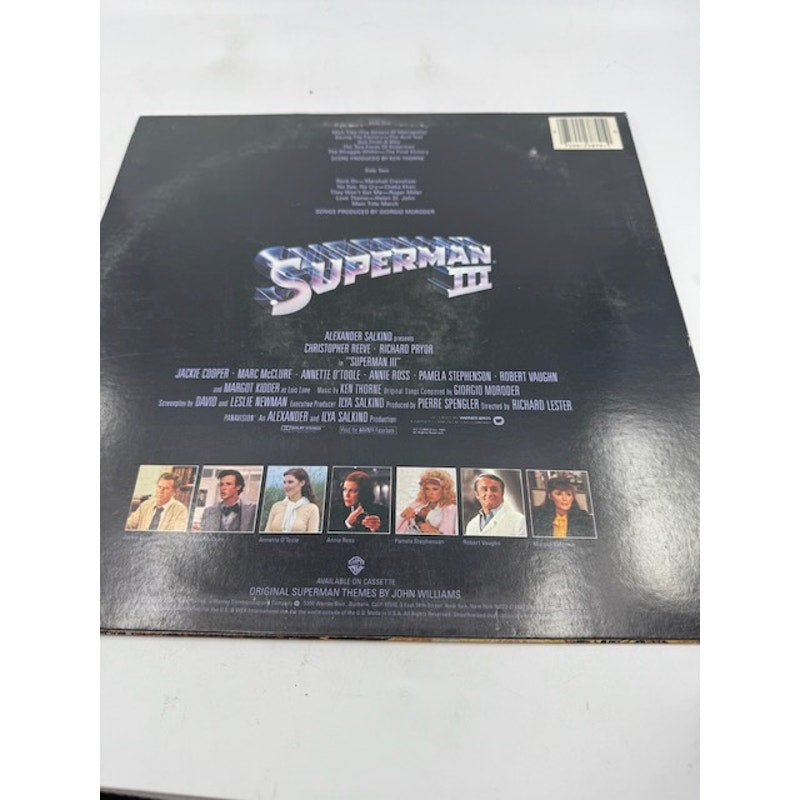 Various – Superman III (Original Sound Track) 1983 Vinyl Album Record