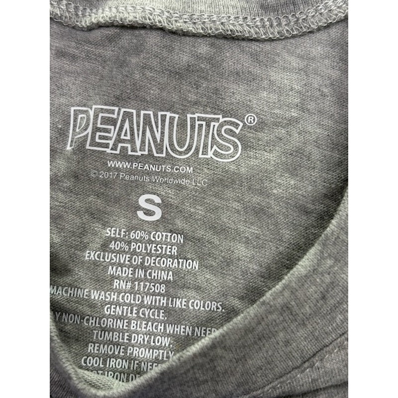 Peanuts Snoopy Americana Tank Top Lace Trim Living The Dream Gray Womens S