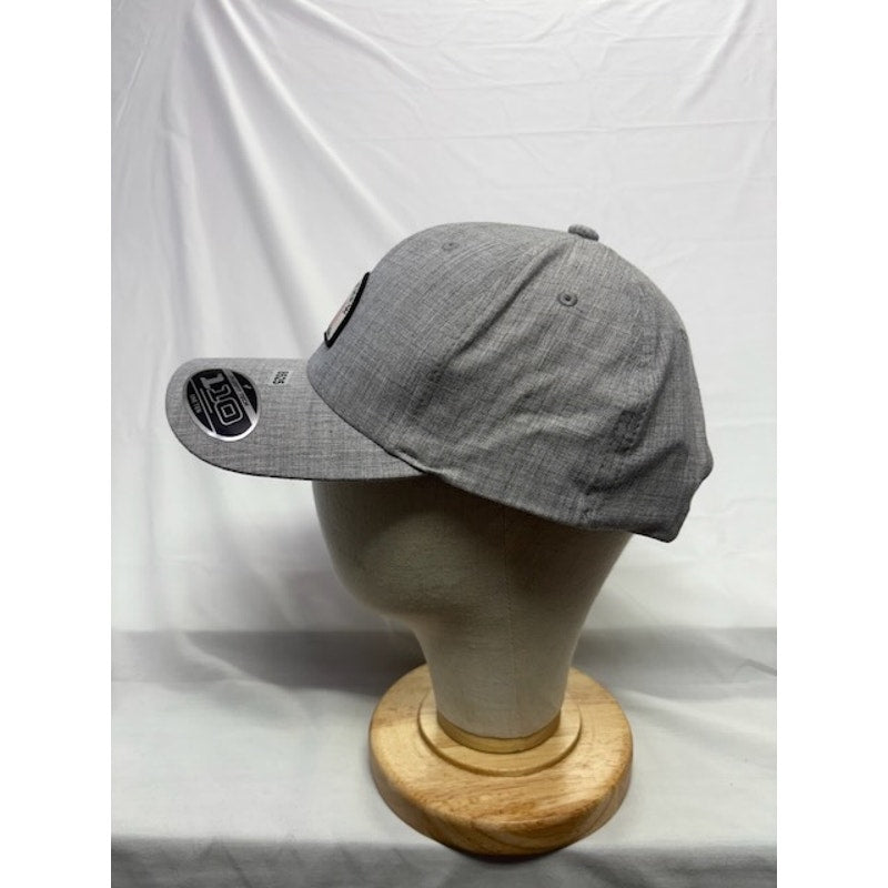 Travis Mathew Flexfit 110 One Ten Snapback Hat Wave Patch Cap Gray Mens OSFM