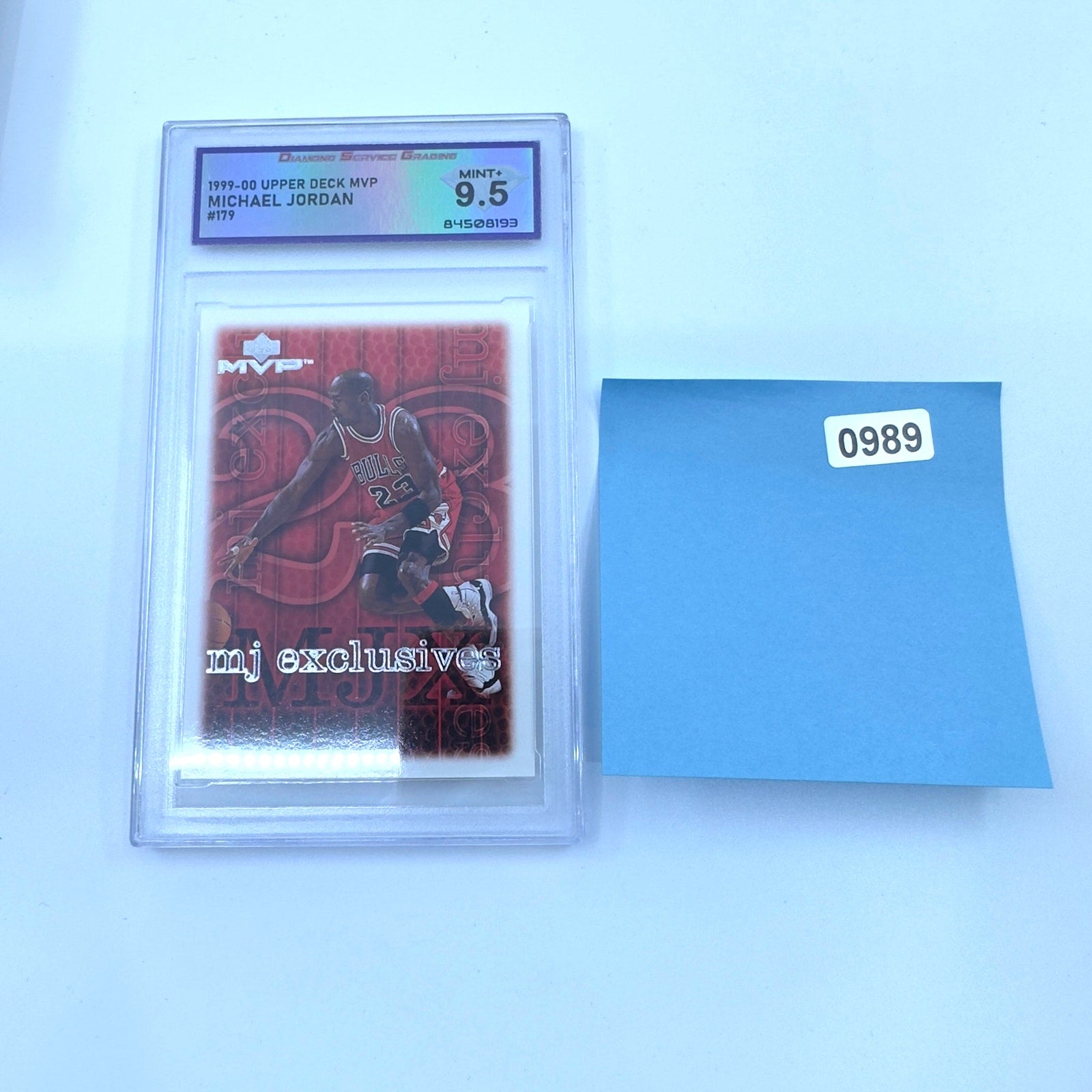 1999-00 Upper Deck MVP #179 - MJ Exclusives Michael Jordan Chicago Bulls- Graded