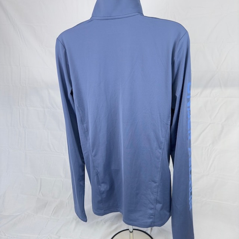 Under Armour UA Full-Zip Jacket Long Sleeve Mock Neck Fitted Light Blue M