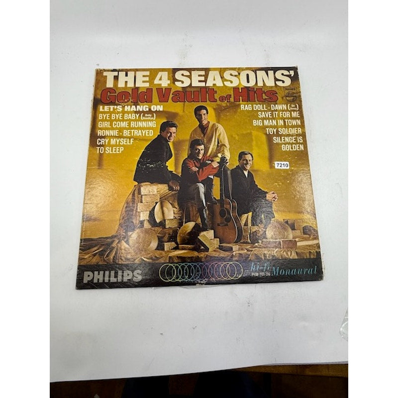 The 4 Seasons' – The 4 Seasons' Gold Vault Of Hits Vinyl Record Album