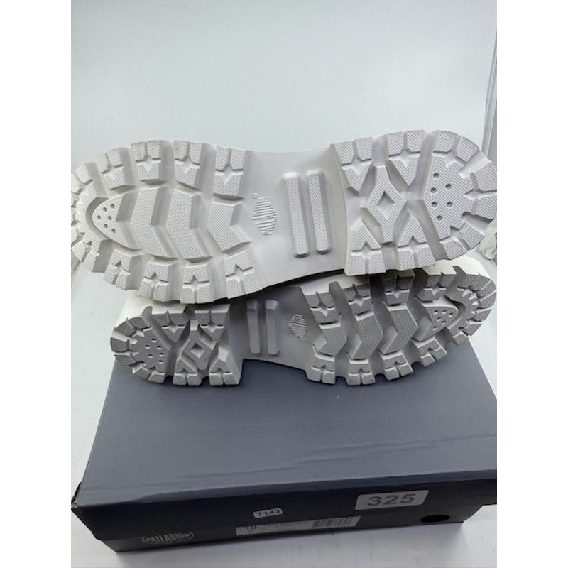 Palladium Pallabase Twill Ankle Boots 96907-116-M Star White Womens Size 10