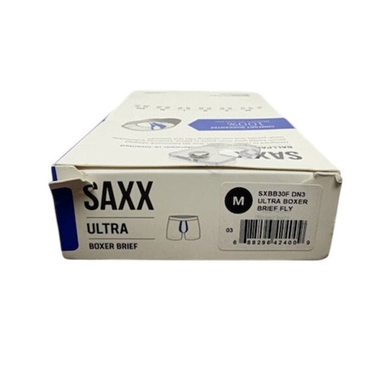 Saxx Ultra Boxer Brief Fly Relaxed Fit Underwear Super Soft  Mens Size M