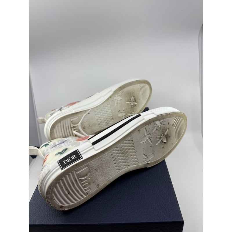 Dior B23 High x Kenny Scharf B23 High Top Sneaker Quartz Oblique Multi EU 46