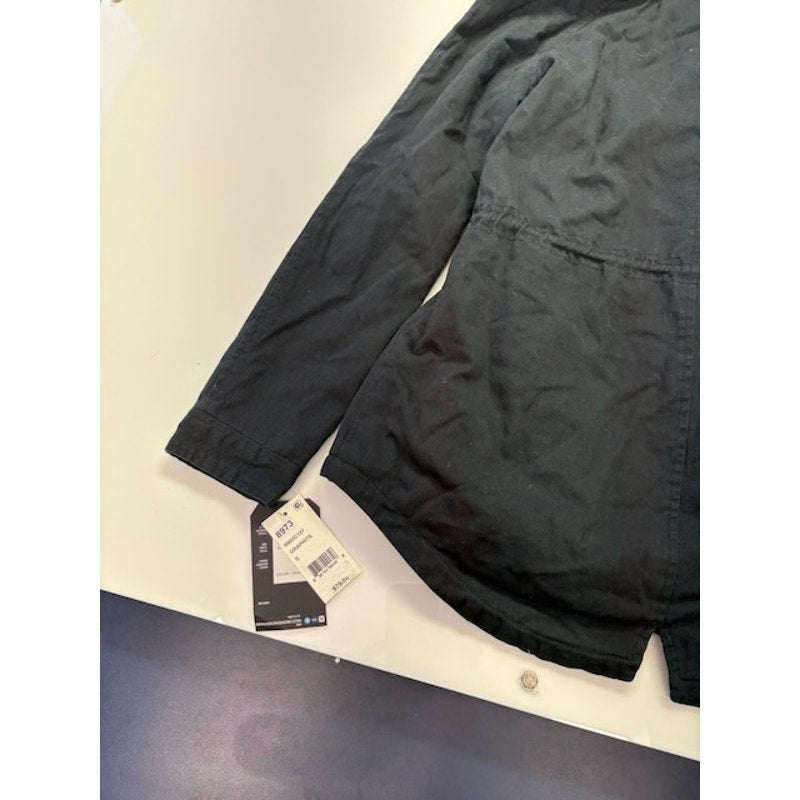 Collection B Lightweight Twill Hooded Anorak Jacket Graphite Womens Size S