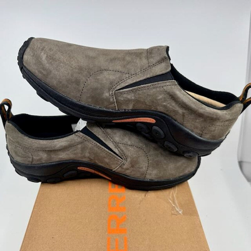 Merrell Jungle Moc Shoes Slip-On Suede Leather Upper Gunsmoke Womens Size 10.5M