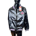 Mitchell & Ness NBA Lightweight Satin Toronto Raptors Logo Jacket Black Size L