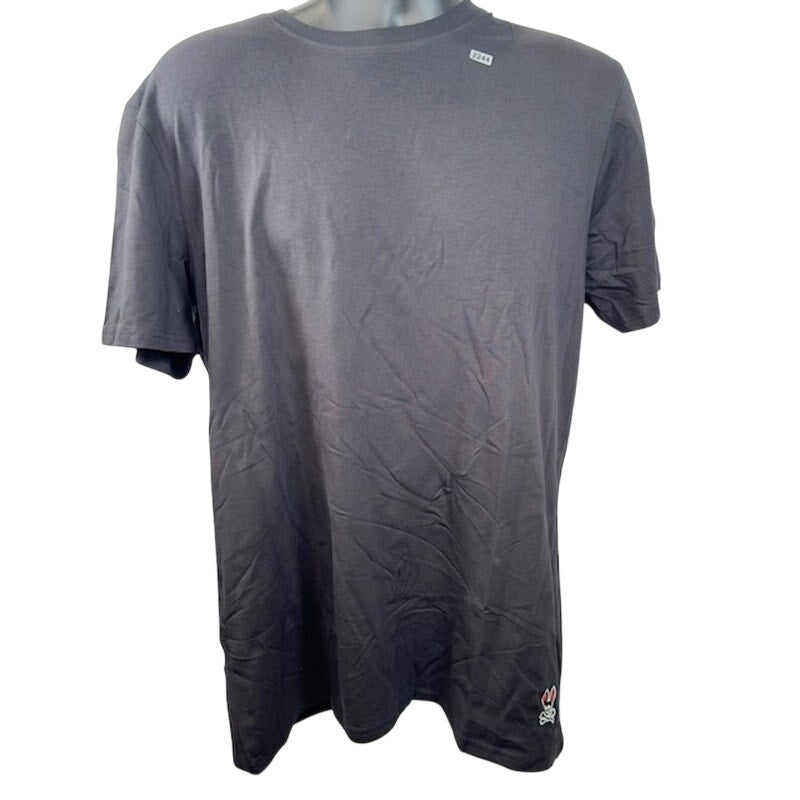Psycho Bunny Robert Godley Tee Shirt Short Sleeve Crew Pima Cotton Gray Size L