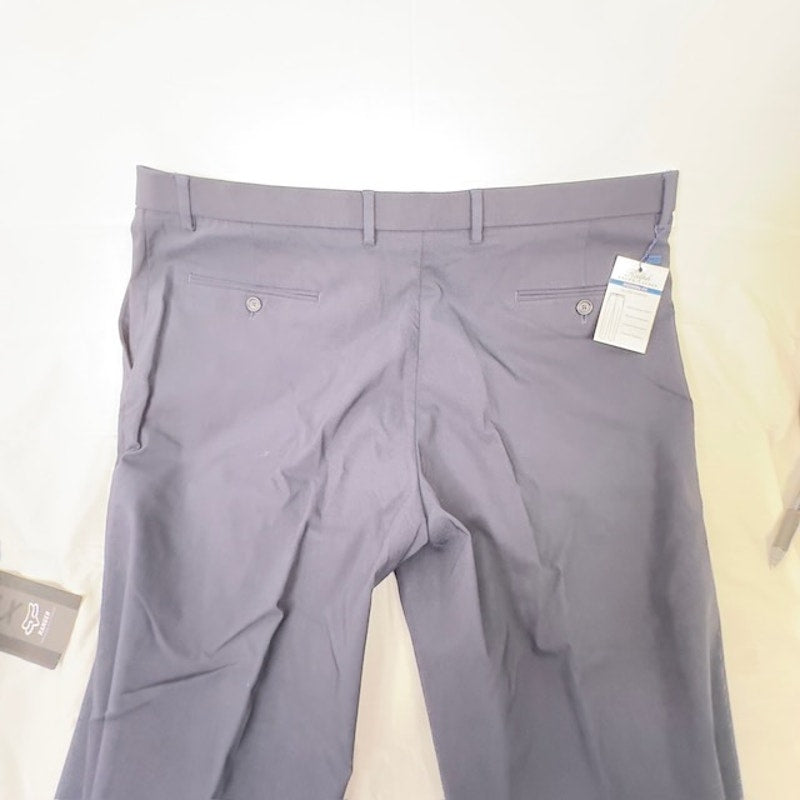 Ralph Lauren Modern Fit Pants Flat Front All Way Stretch Dark Navy Men 40x32