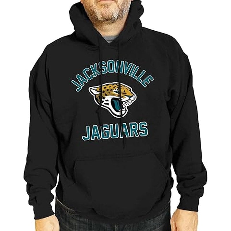 Campus Colors Jacksonville Jaguars Hoodie Sweatshirt Black Mens Size Medium