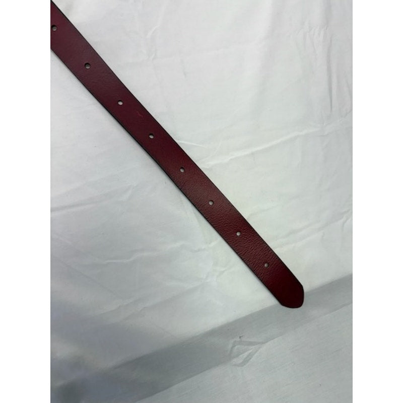 Carhartt Cowhide Leather Belt Heavy Duty Workwear Red Brown Mens Size L