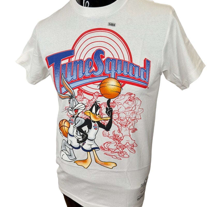 Mitchell & Ness Space Jam Short Tune Squad Short Sleeve T-Shirt White Mens S