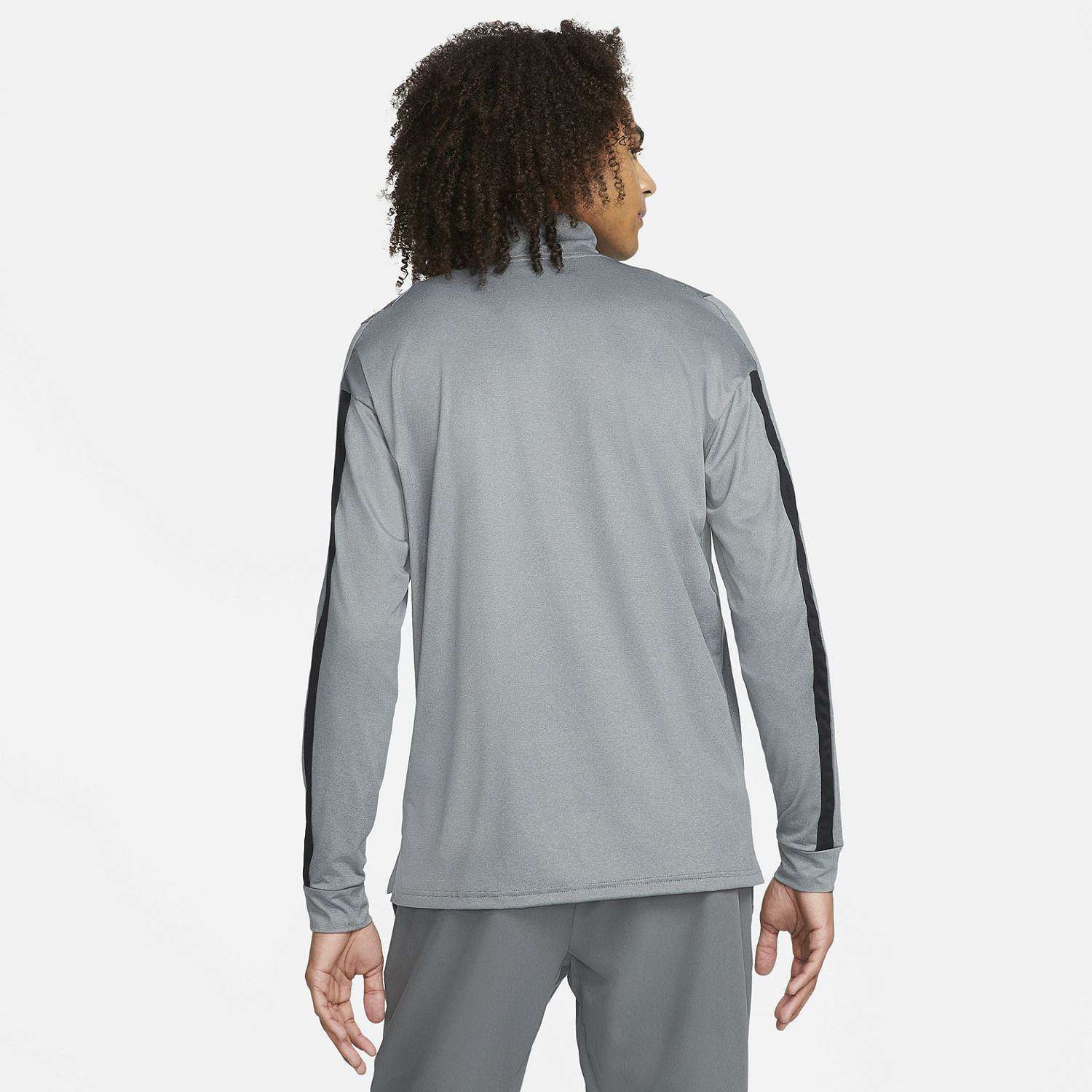 Nike Pro Dri-FIT 1/4-Zip Hyper Dry Training Sweatshirt Pullover Gray Mens Size XL