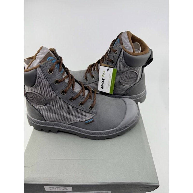 Palladium Pampa Sport Cuff WPN Boots 73234-070-M Granite Gray Mens Size 4.5