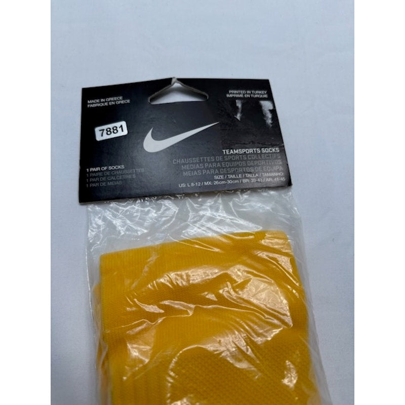Nike TeamSports Socks Over The Calf Orange/Black Adult Size Large 8-12