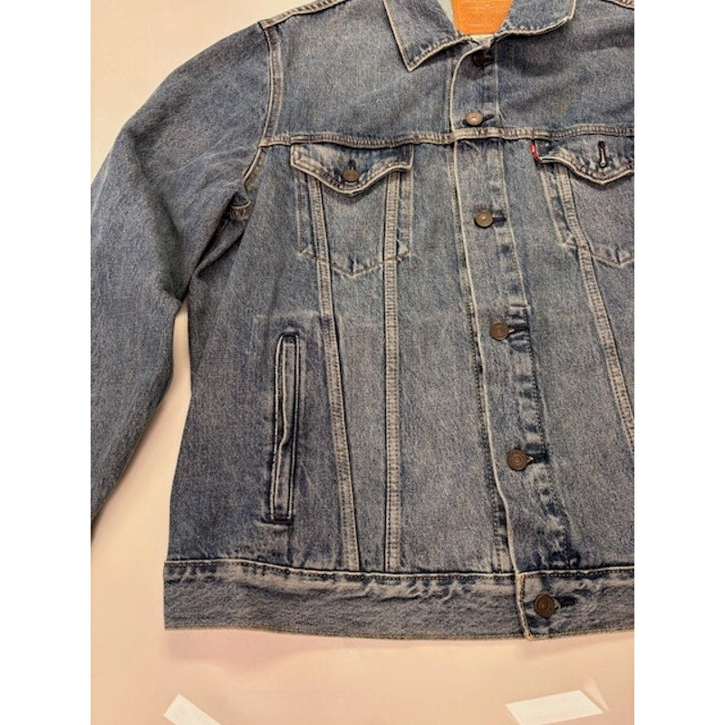 Levi's Skyline Denim Trucker Jacket Button-Up Vintage Fit Blue Womens Size XL