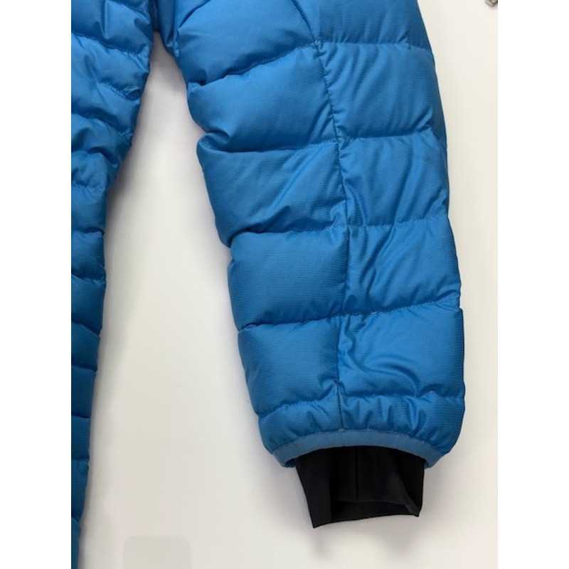 Adidas Climaheat 700+ Down Hooded Puffer Jacket Coat Blue Womens Size 46/48 UK