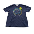Umbro New York Cosmos Print T-Shirt Short Sleeve Navy Blue Mens Size XXL