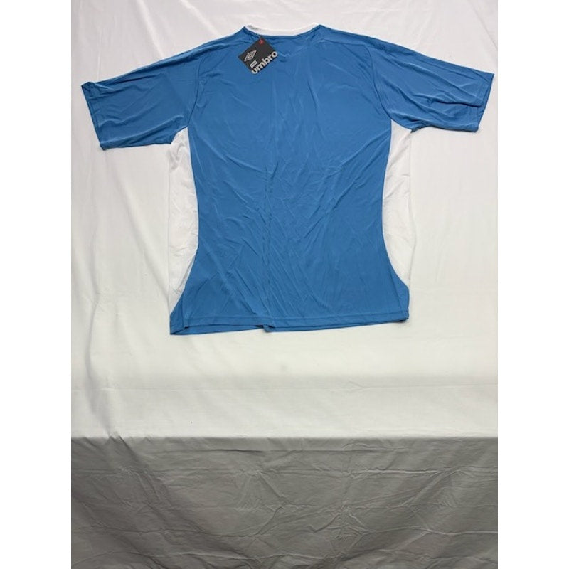 Umbro Manchester Jersey Short Sleeve U91824 Sky Blue/White Mens Size XXL