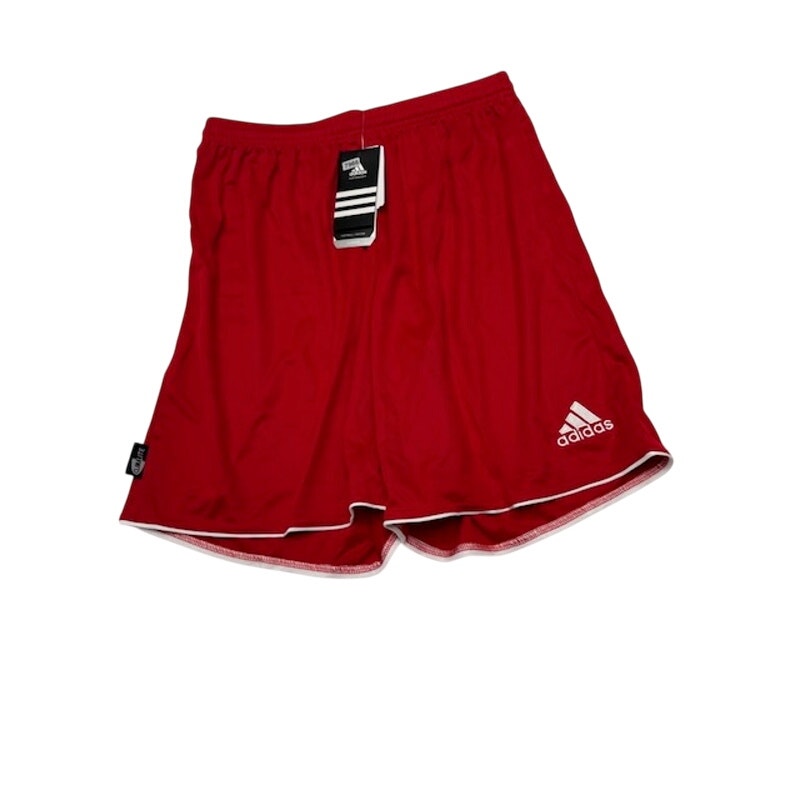 Adidas Football Soccer Shorts Clima365 Elastic Waist Red/White Mens Size L