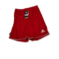 Adidas Football Soccer Shorts Clima365 Elastic Waist Red/White Mens Size L