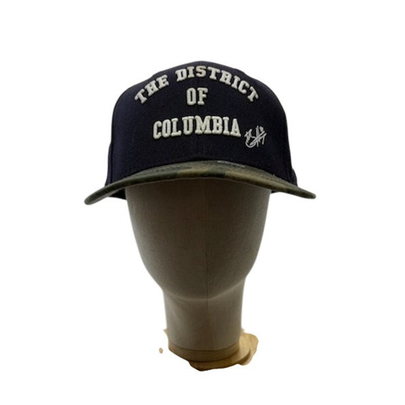 New Era Washington Nationals 59FIFTY DC Camo Brim Fitted Hat Black Size 7 1/2