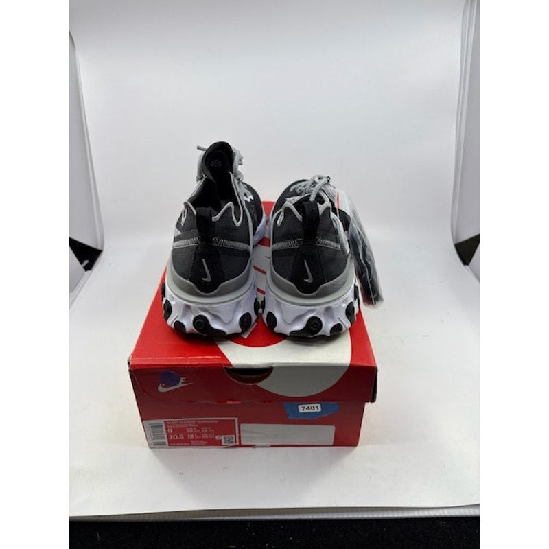 Nike NFL x React Element 55 Oakland Raiders CK4803-001 Black/White Mens Sz 9