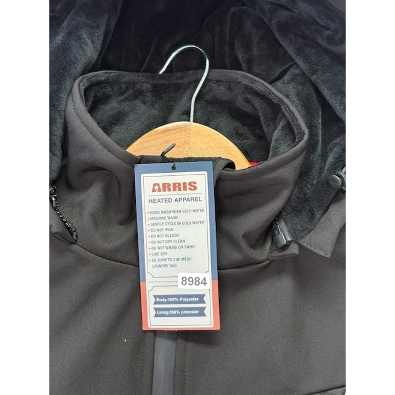 Arris Heated Jacket Electric Warm-7.4V Rechargable Battery Black Mens Size M
